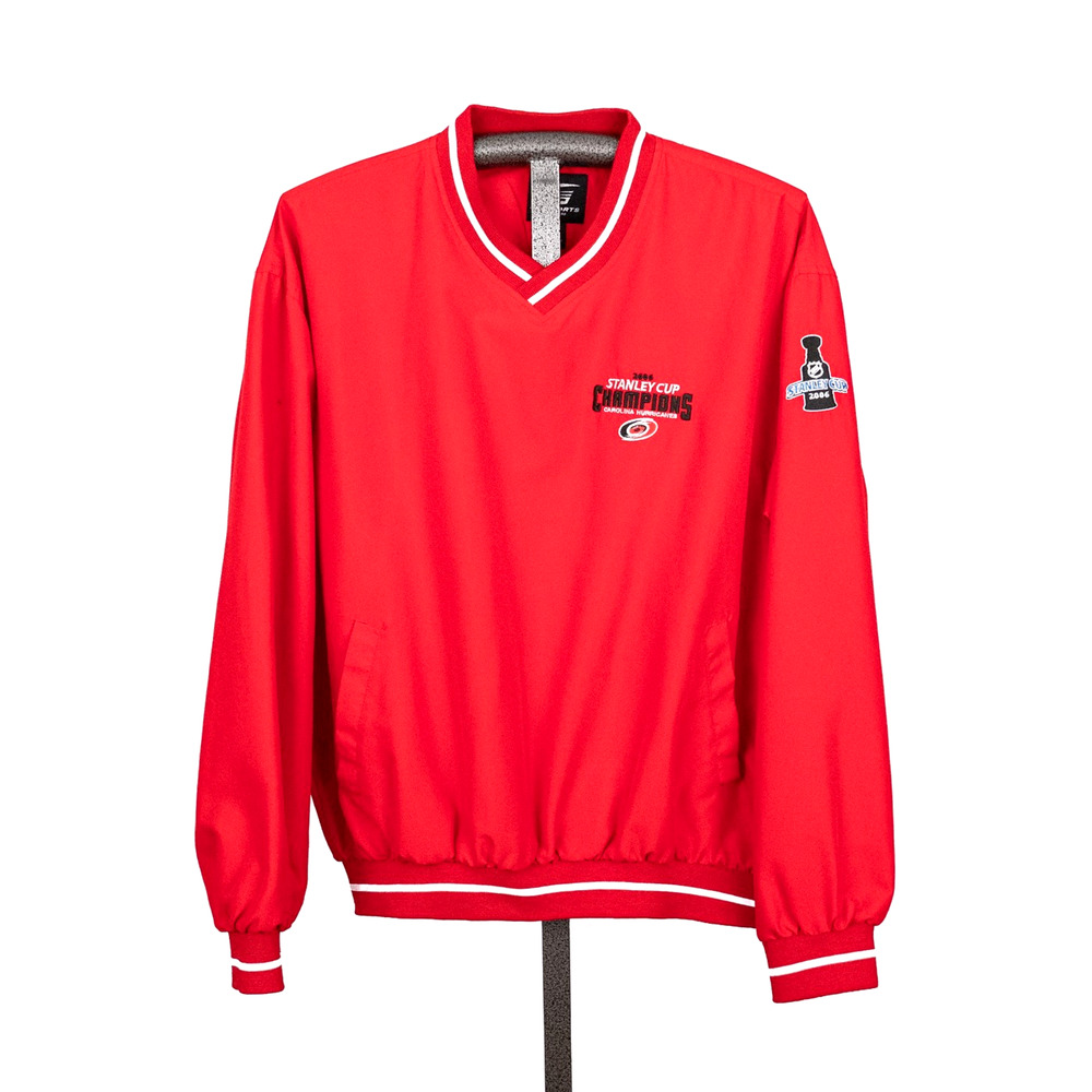 NHL Carolina Hurricanes Stanley Cup 2006 Champion Pullover Windbreaker Jacket XL